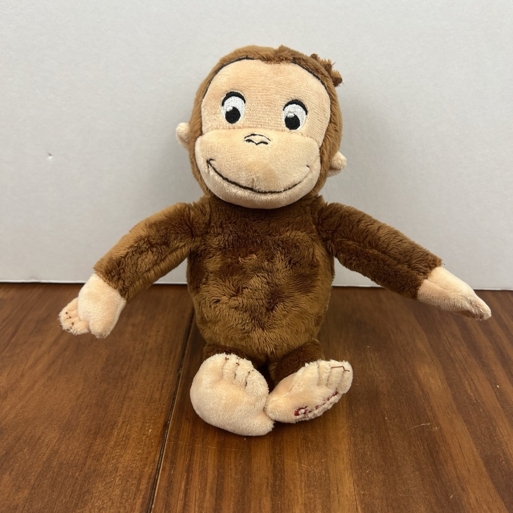 KIDS PREFERRED Curious George Monkey Stuffed Animal Plush Toys Birthday Gift